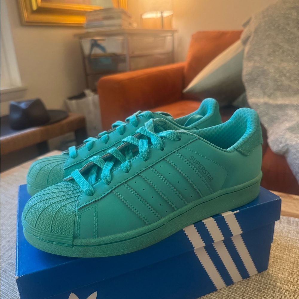 adidas Superstar Women's Sneakers - Teal